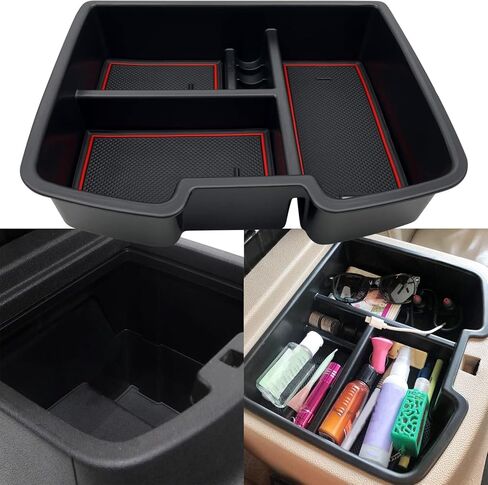 JOJOMARK Center Console Organizer Tray Compatible with 2007-2014 GMC Sierra Chevy Silverado Tahoe Yukon Suburban - Accessories Replaces 19166288 in Kuwait