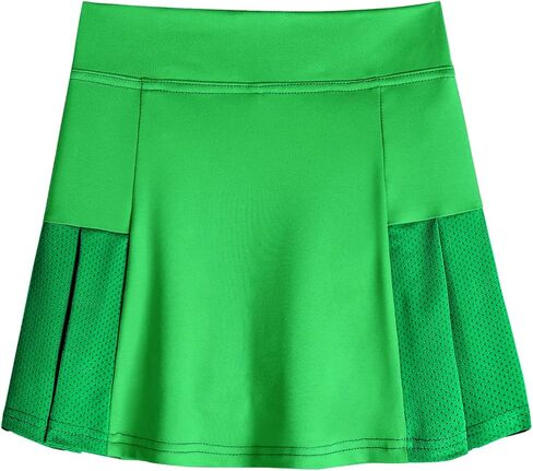 Arshiner Girl's Sport Skirts with Shorts Athletic Pleated Skort Colorful Performance Skorts in Kuwait