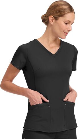 Healing Hands Yoga Scrubs Top for Women Purple Label 2 Pocket V-Neck Women's Scrub Top 2245 Juliet in Kuwait