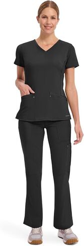 Healing Hands Yoga Scrubs Top for Women Purple Label 2 Pocket V-Neck Women's Scrub Top 2245 Juliet in Kuwait