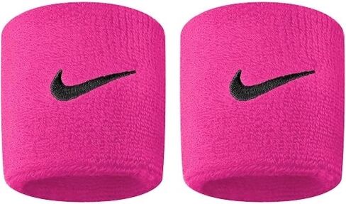 Nike Swoosh Wristbands OSFM Pink Gaze/Oil Grey in Saudi Arabia