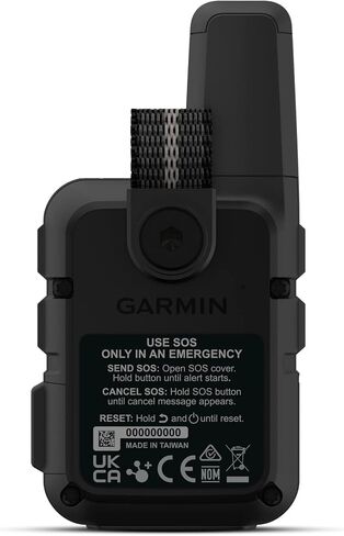 جهاز اتصال Garmin inReach Mini 2 عبر الأقمار الصناعية، تصميم متين وخفيف الوزن، نظام تحديد المواقع المحمول محمول للمشي لمسافات طويلة، حزمة جهاز مراسلة نصية ثنائية الاتجاه مع ملحقات (أحمر لهب) in Saudi Arabia