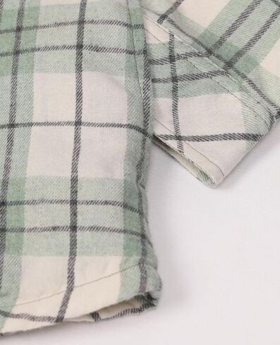 ThCreasa Womens Sherpa Lined Flannel Jacket with Hand Pockets, Plaid Button Down Fuzzy Shirt Jackets in Kuwait