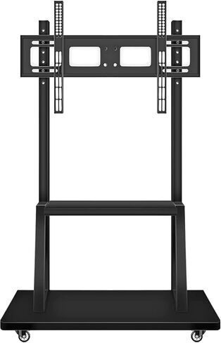 Mobile TV Cart ,JYXOIHUB, Rooling TV Stand with Wheels for 32 to 70 Inch LCD LED OLED Plasma Flat Panel Screens up to 100lbs AVA1500-60-1P (Black) in Saudi Arabia