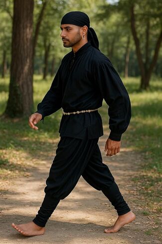 ThePirateDressing Medieval Renaissance Pirate Captain Cottuy Pants Costume in Kuwait