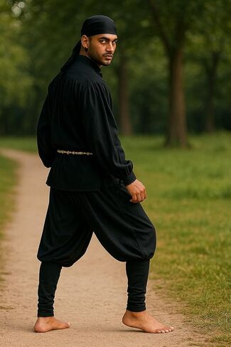 ThePirateDressing Medieval Renaissance Pirate Captain Cottuy Pants Costume in Kuwait