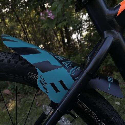 NICEDACK Mudguards Mountain Bike, 2 Pieces Mudguard Fit 20-29 Inch MTB Mudguard Front and Rear Compatible Bicycle Splash Guard (Red) in Kuwait