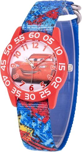 Disney Cars Kids' Plastic Time Teacher Analog Quartz 3D Strap Watch in Kuwait