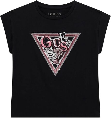 GUESS Girls' Short Sleeve Midi T-Shirt in Saudi Arabia