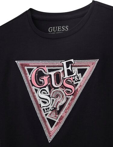 GUESS Girls' Short Sleeve Midi T-Shirt in Saudi Arabia
