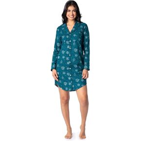 Fruit of the Loom Women's Flannel Sleep Shirt in Kuwait