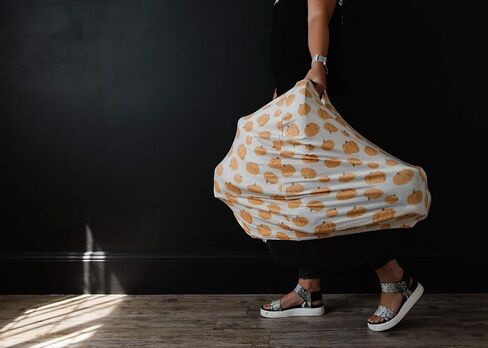 Baby Car Seat Cover Canopy and Nursing Cover Multi-Use Stretchy 5 in 1 Gift "Jo" by Copper Pearl in Kuwait