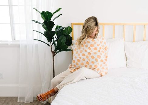 Baby Car Seat Cover Canopy and Nursing Cover Multi-Use Stretchy 5 in 1 Gift "Jo" by Copper Pearl in Kuwait