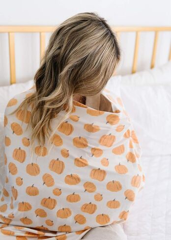 Baby Car Seat Cover Canopy and Nursing Cover Multi-Use Stretchy 5 in 1 Gift "Jo" by Copper Pearl in Kuwait
