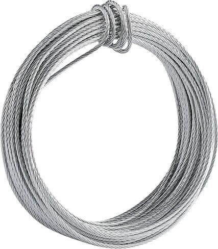 SAVITA 32.5 Feet (10m) Picture Hanging Wire Metal Wire Photo Frame Hanging Wire for Mirrors Clock Art Work in Kuwait