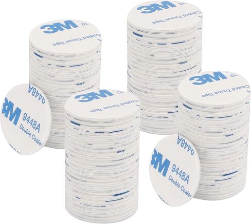 300 Pieces 3m Square Double Sided Adhesive Foam Tape Strong Pad 27 x 27 Mounting Adhesive Pad Tap （White） in Saudi Arabia
