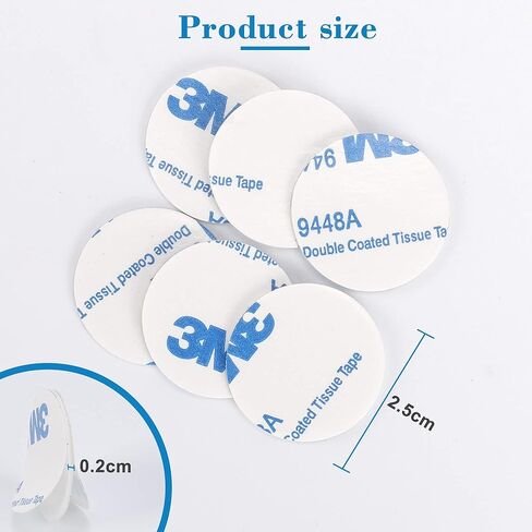 300 Pieces 3m Square Double Sided Adhesive Foam Tape Strong Pad 27 x 27 Mounting Adhesive Pad Tap （White） in Saudi Arabia