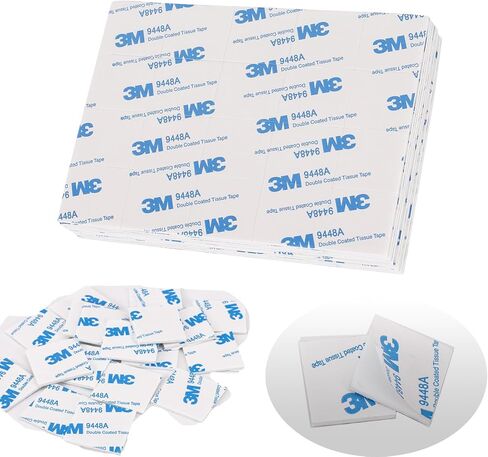 300 Pieces 3m Square Double Sided Adhesive Foam Tape Strong Pad 27 x 27 Mounting Adhesive Pad Tap （White） in Saudi Arabia