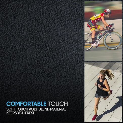 BDK UltraFit Waterpoof Car Seat Towel Cover, Black Trim – Washable Sweat Seat Protector, Ideal for Gym Swimming Surfing Running Crossfit, Fits Most Auto Truck Van and SUV in Kuwait