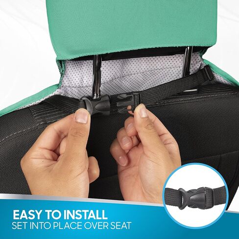 BDK UltraFit Waterpoof Car Seat Towel Cover, Black Trim – Washable Sweat Seat Protector, Ideal for Gym Swimming Surfing Running Crossfit, Fits Most Auto Truck Van and SUV in Kuwait