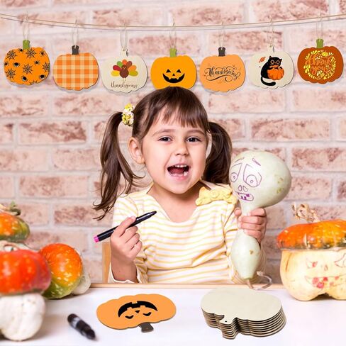 150 Pcs Wooden Maple Leaf Cutouts Unfinished Wooden Maple Leaves Ornaments Blank Wood Fall Leaves Slices with Twine for DIY Crafts Present Tags Autumn Harvest Thanksgiving Party Hanging Decor,3.9x4.1" in Kuwait