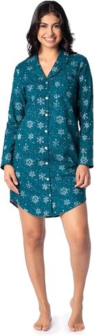 Fruit of the Loom Women's Flannel Sleep Shirt in Kuwait