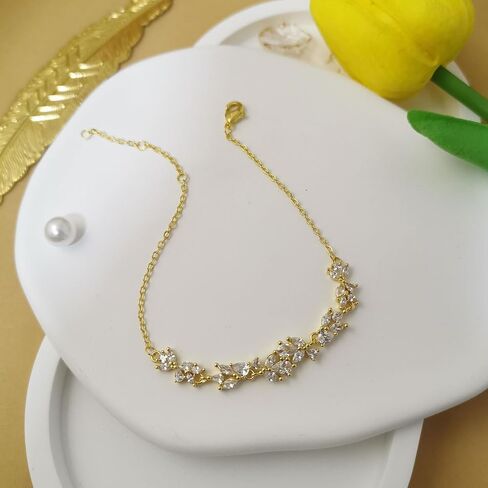 Bridesmaid Bracelet Cubic Zirconia Bracelet for Wedding Day Bridesmaid Jewelry Thank you Gift in Kuwait
