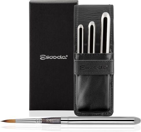 مجموعة فرش السفر ذات الألوان المائية من سلسلة Escoda Perla من Speedball Art Products، توراي بيضاء صناعية in Kuwait