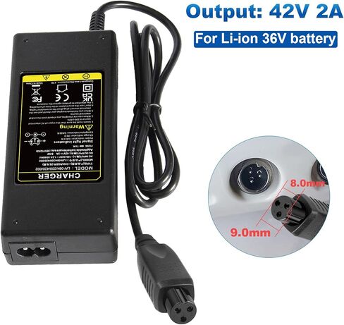 محول طاقة 12 فولت 1 أمبير لشفرات الحلاقة الأساسية 90، شاحن E90 E95 95، ePunk، XLR8R، آلة الصراخ الكهربائية، ألعاب ركوب الأطفال، مزود طاقة سكوتر كهربائي - بطارية 6.5 قدم AC DC شحن سلك الطاقة in Saudi Arabia