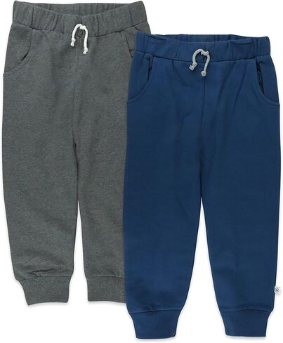 HonestBaby unisex-baby 2-pack Organic Cotton Harem Sweatpants Sweatpants in Kuwait