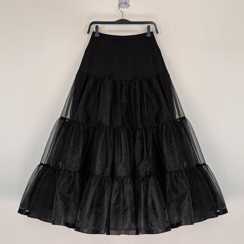 CHERRY LOVE Long Petticoat for Floor Length Wedding Dress Ankle Length Petticoats for Women Full Length Underskirt Slips in Kuwait