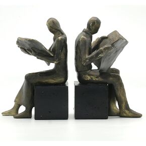 لوكيتاس نهايات كتب بتصميم ملاك ابيض، مساند كتب مزخرفة شديدة التحمل، سدادات كتب مضادة للانزلاق، زينة ابداعية لغرفة الدراسة والمكتب وديكور المنزل، من الراتنج، زوج واحد/قطعتين in Kuwait