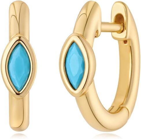 MYEARS Women Huggie Earrings Gold Hoop 14K Gold Filled Small Simple Hypoallergenic Everyday Jewelry in Kuwait