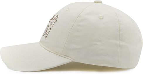 Waldeal Women's Embroidered Dog Mom Hat Adjustable Denim Baseball Cap in Kuwait