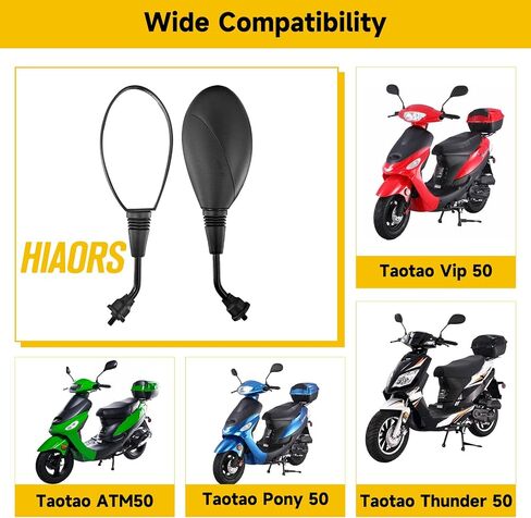 8 مم دراجة نارية GY6 سكوتر مرايا الرؤية الخلفية لـ 50cc الدراجة Tomos A35 Sprint Targa LX TT Colibr GY6 150cc 250cc 157QMJ 1P57QMJ Honda Ruckus Kymco Agility Parts أسود in Saudi Arabia