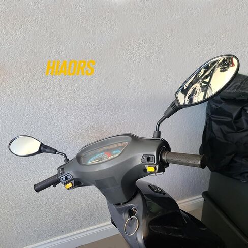 8 مم دراجة نارية GY6 سكوتر مرايا الرؤية الخلفية لـ 50cc الدراجة Tomos A35 Sprint Targa LX TT Colibr GY6 150cc 250cc 157QMJ 1P57QMJ Honda Ruckus Kymco Agility Parts أسود in Saudi Arabia