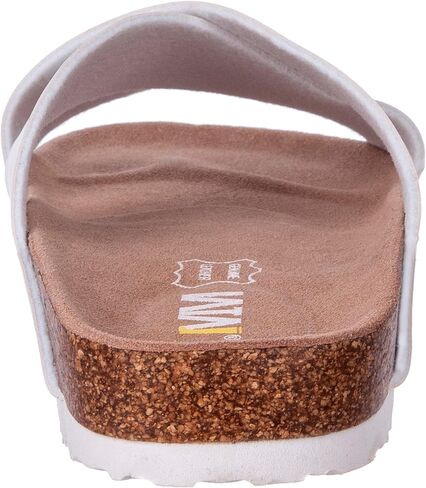 Women's Cork Footbed Sandals - Cow Suede Insole X-Band Slide Sandals for Women Open Toe Beach Sandals in Kuwait