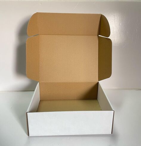 50 Pack 6x4x3 Inches Brown Corrugated Mailer Boxes -Corrugated Cardboard Mailing Boxes for Small Business Packaging and Gift Presentation in Saudi Arabia