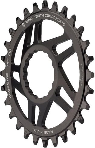Wolf Tooth Components Drop-Stop Chainring: 28T, for RaceFace Cinch Direct Mount, Boost Chainline in Saudi Arabia