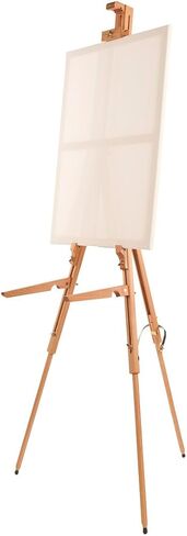 Mabef Folding Easel with Shelf Brackets (MBM-27),Brown in Saudi Arabia