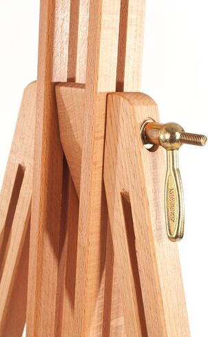 Mabef Folding Easel with Shelf Brackets (MBM-27),Brown in Saudi Arabia