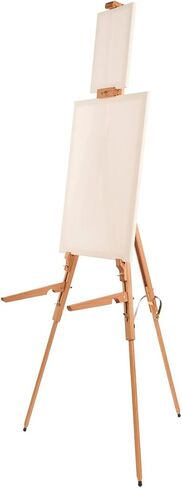 Mabef Folding Easel with Shelf Brackets (MBM-27),Brown in Saudi Arabia