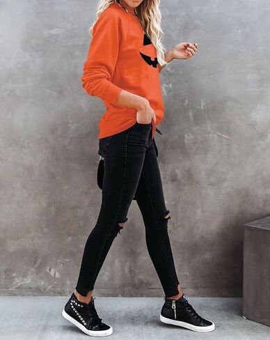 Dressmine Womens Long Sleeve Mama Sweatshirts Fall Crew Neck Mom Shirts Cute Graphic Tees Pullover Hoodies in Kuwait