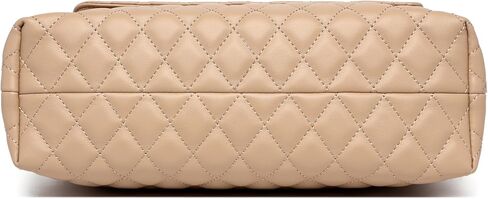 ER.Roulour Quilted Crossbody Bags for Women, Trendy Roomy Shoulder Handbags with Flap Gold Hardware Chain Purses Shoulder Bag in Kuwait