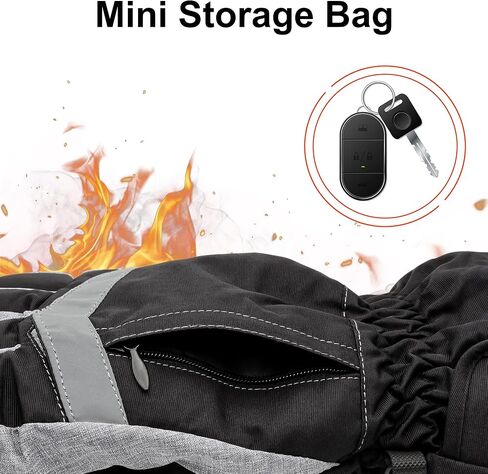 QILOVE Battery Heated Gloves for Men Women Hand Warmer Gloves with Battery Compartment Waterproof Ski Gloves Touchscreen for Skiing, Cycling, Motorcycle, Hiking in Kuwait