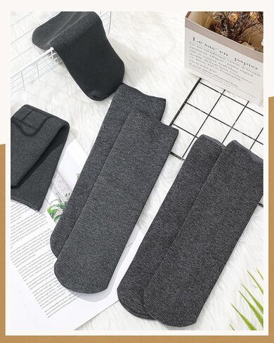 Henoyso 150 Pairs Thermal Socks Bulk Socks Thick Winter Socks Unisex One Size Socks for Men Women Homeless Care Package, Black in Saudi Arabia
