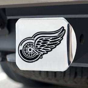 FANMATS - 14966 NHL Detroit Red Wings غطاء وصلة كروم 3.4 بوصة × 4 بوصة in Saudi Arabia