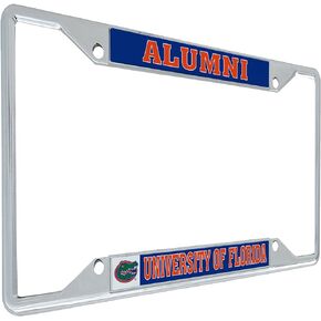 Desert Cactus University of Florida Gators Metal License Plate Frame for Front or Back of Car Officially Licensed (Alumni)