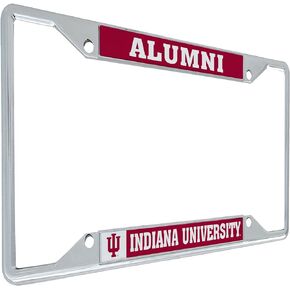 Desert Cactus Indiana University Bloomington Hoosiers Metal License Plate Frame for Front or Back of Car Officially Licensed (Alumni)