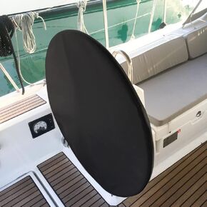 Boat Steering Wheel Cover Marine Steering Wheel Protector Case, Waterproof Heavy Duty 420D, Fits for 24"